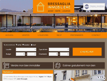 Tablet Screenshot of bressaglia-immo.lu